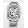 CARTIER (Tank Française Grand Modèle - Or & Acier Automatique / ref. 2302), vers 2000