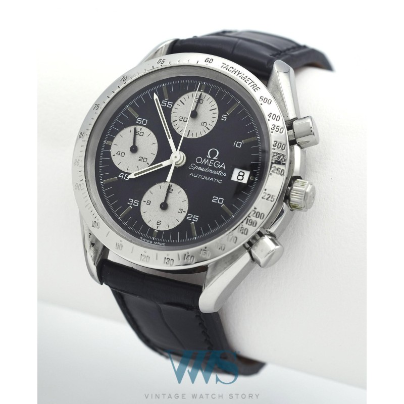 OMEGA (Chronographe Speedmaster Reduced / Panda - Black & Silver / ref. 175.0043), vers 1991