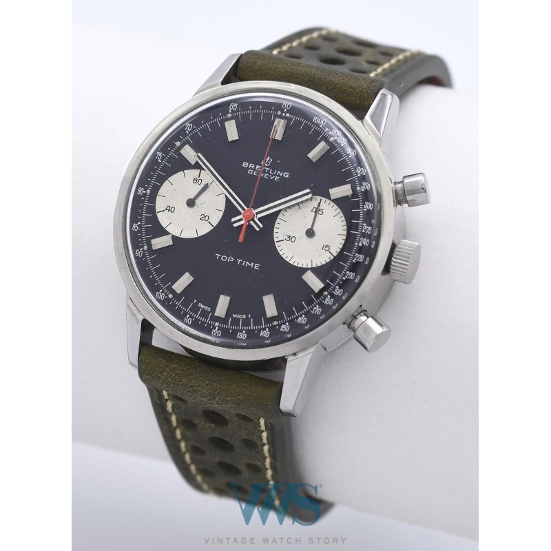 BREITLING (Chronographe Top Time / Trotteuse orange - Panda Black / Silver / ref. 2000-33), vers 1970