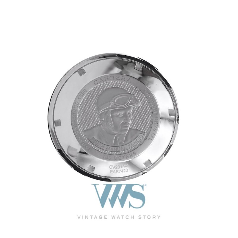 TAG HEUER (Chronographe Grand Carrera 16 - Série "Juan Manuel Fangio" / ref. CV2014-3), vers 2014