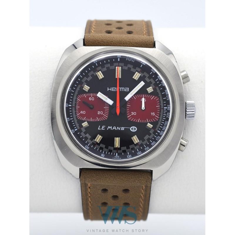 HERMA (CHRONOGRAPHE PILOTE / Le Mans / ref. 911120), vers 1970