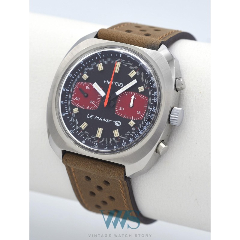 HERMA (CHRONOGRAPHE PILOTE / Le Mans / ref. 911120), vers 1970