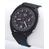 HEUER (Chronographe Monza Automatic Black PVD / Buren 15 / ref. 150.501), vers 1977