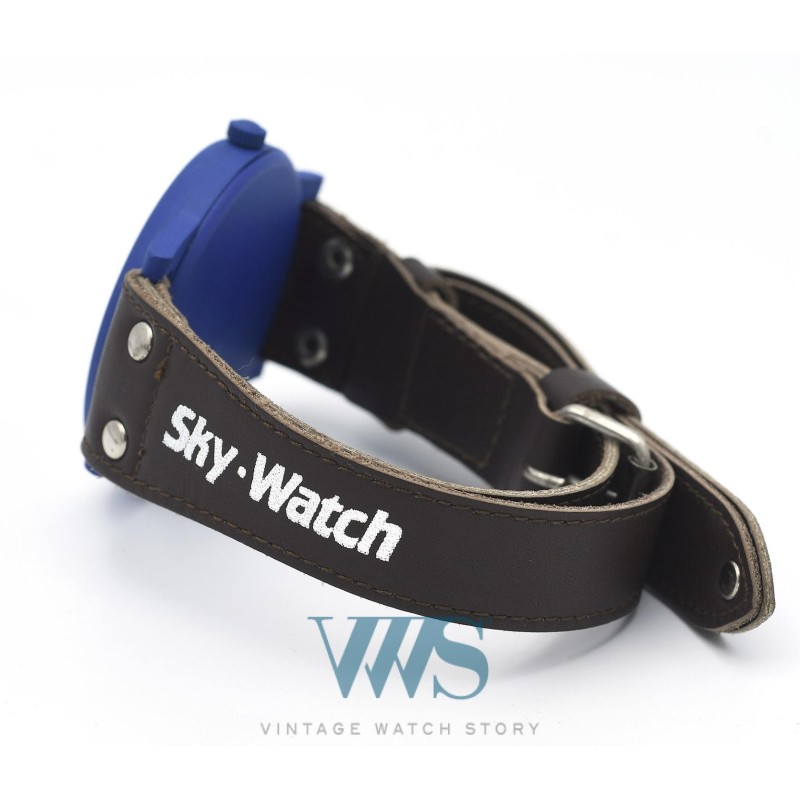 GUBELIN (SKY WATCH - CHASSEUR ALPIN / BLUE ), vers 1990