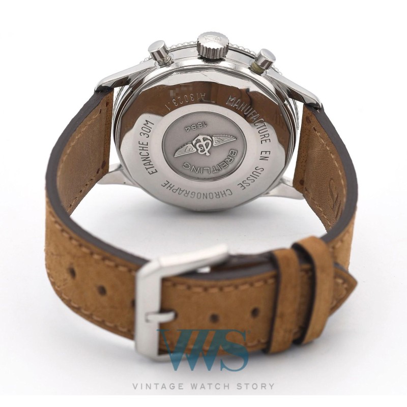 BREITLING (CHRONOGRAPHE NAVITIMER / SERIE AVI - BRONZE PATINA / ref. A13023.1), vers 1994