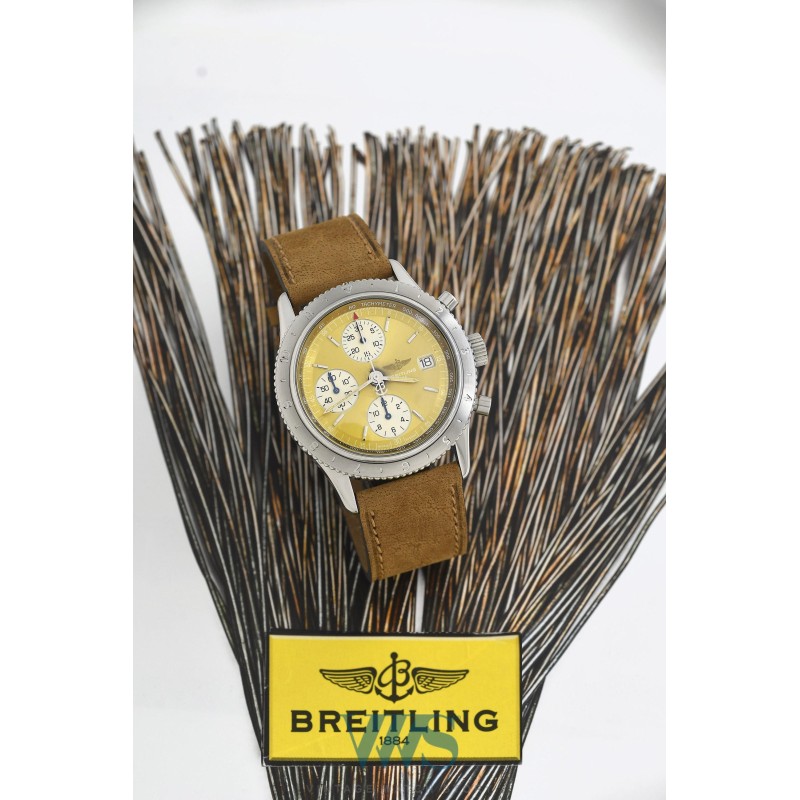 BREITLING (CHRONOGRAPHE NAVITIMER / SERIE AVI - BRONZE PATINA / ref. A13023.1), vers 1994