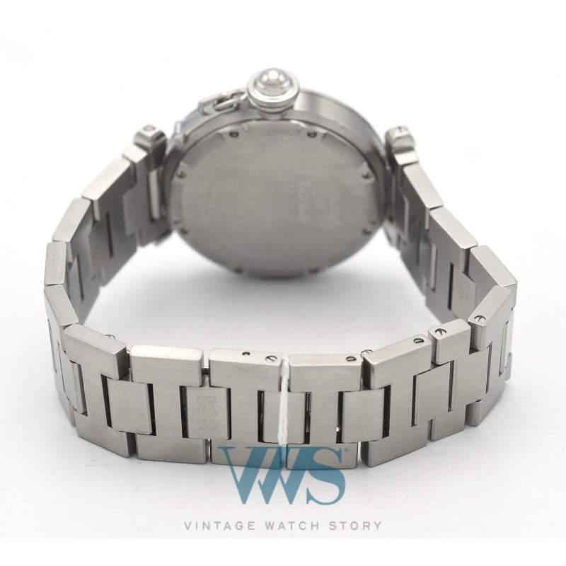 CARTIER (Pasha C / GMT - Silver / ref. 2377), vers 2005
