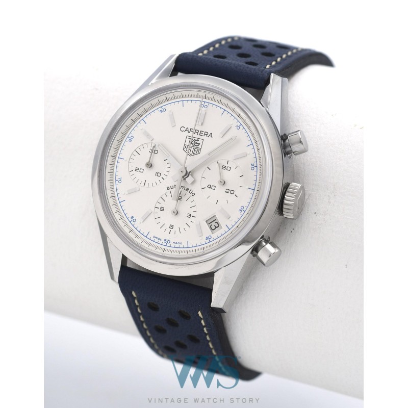 HEUER (Chronographe Carrera – Silver / Automatic / ref. CV2110-0 FC6181), vers 2002