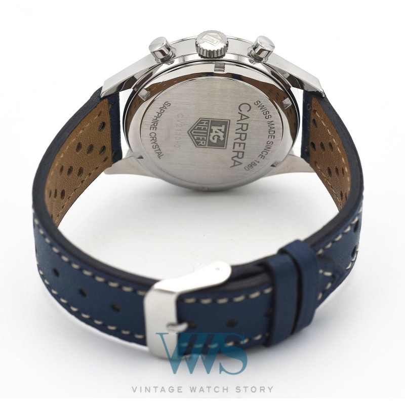 HEUER (Chronographe Carrera – Silver / Automatic / ref. CV2110-0 FC6181), vers 2002