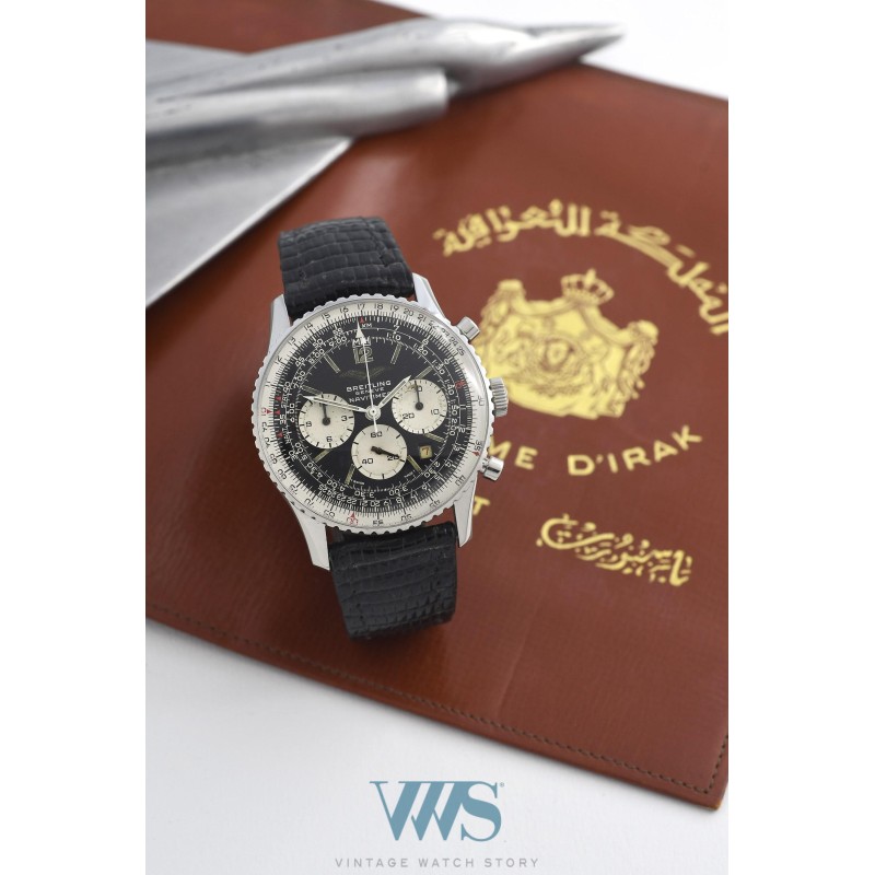BREITLING (CHRONOGRAPHE NAVITIMER / FORCE IRAKIENNE - DATE / ref. 7806), vers 1973