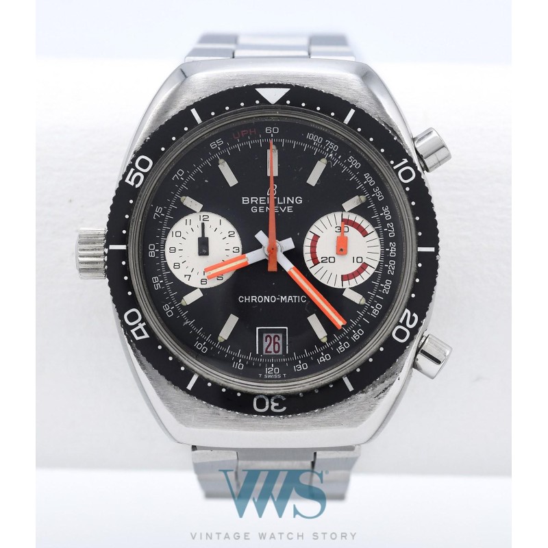 BREITLING (Chronographe Pilote Chrono-Matic / Tonneau Black / ref.