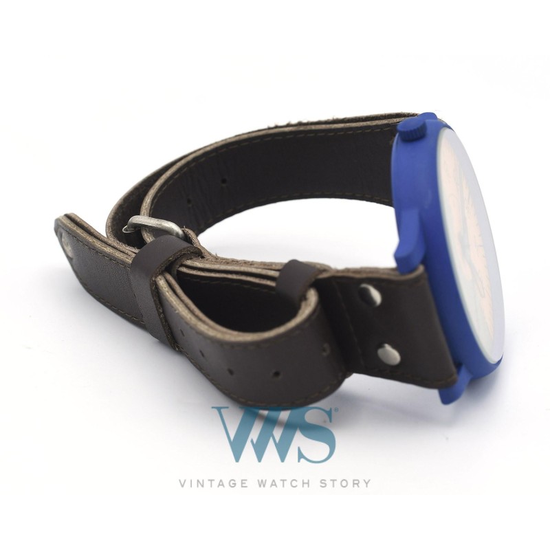 GUBELIN (SKY WATCH - CHASSEUR ALPIN / BLUE ), vers 1990