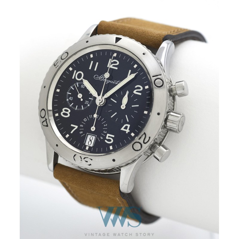 BREGUET (Chronographe Type 20 - Transatlantique / ref. 3820ST/H2/9W6), vers 2002
