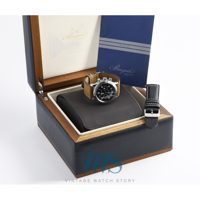 BREGUET (Chronographe Type 20 - Transatlantique / ref. 3820ST/H2/9W6), vers 2002