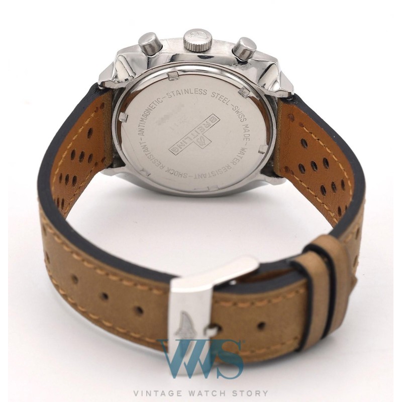 BREITLING (Chronographe Pilote Top Time - Coussin Black Panda / ref. 2211), vers 1969