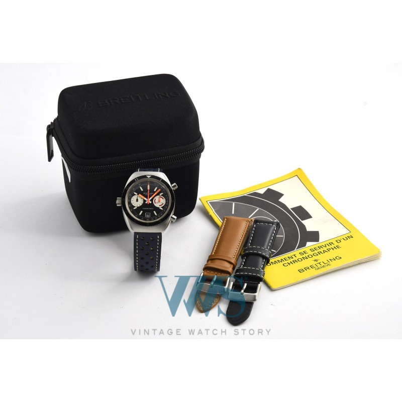BREITLING (CHRONOGRAPHE TONNEAU / CHRONO-MATIC 11  - PANDA / ref. 2112), vers 1969