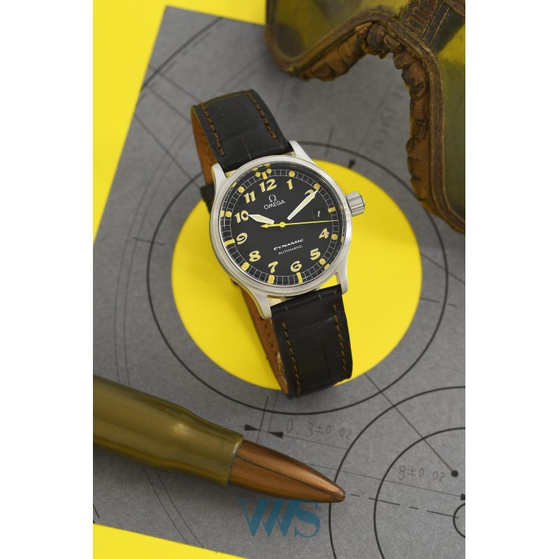 OMEGA (Montre Dynamic 007 "Military" / Black / ref. 166.0310), vers 1995