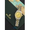 ROLEX (OYSTER PERPÉTUEL DATE / LADY OR & ACIER / ref. 6917 F), vers 1981