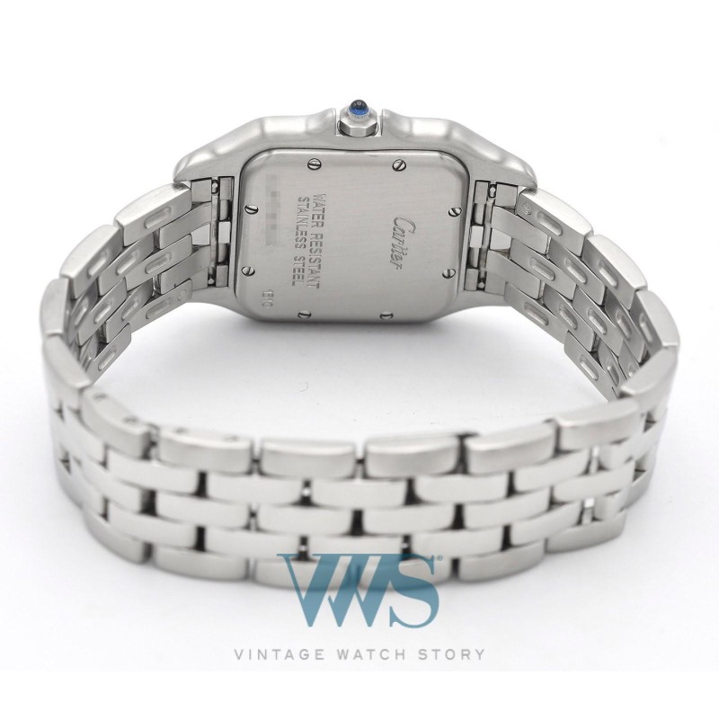CARTIER (PANTHÈRE MEDIUM ACIER / DATE - WHITE / ref. 1310)