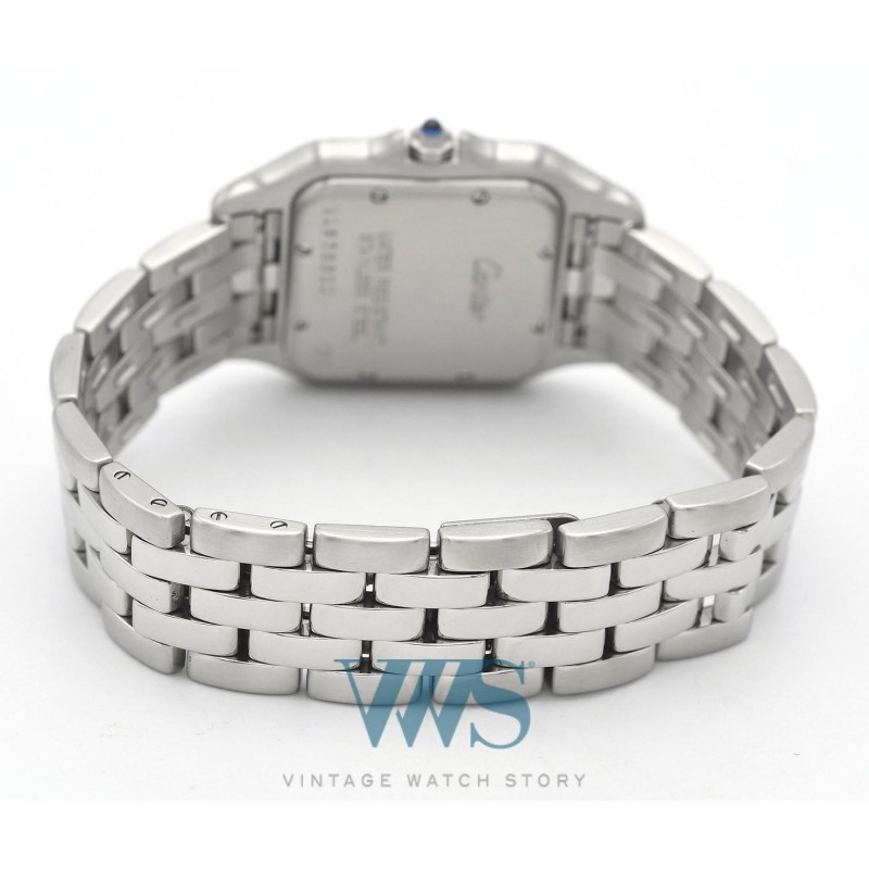 CARTIER (PANTHÈRE MEDIUM ACIER / DATE - WHITE / ref. 1310)