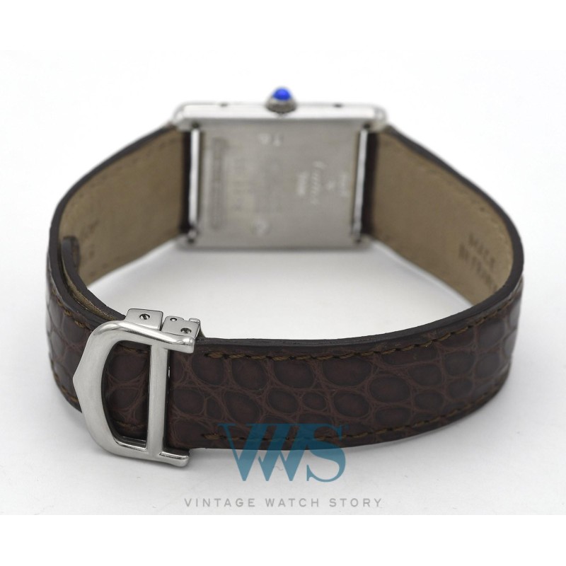 CARTIER (Tank Must "Art Deco Limited Edition 1000 Expls" - Argent / ref. 1616), vers 1995