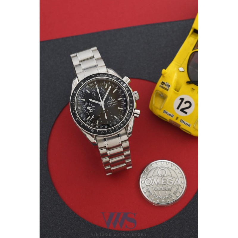 OMEGA (Chronographe Speedmaster Automatic Calendar - Rallye Black / ref. 175.0084), vers 1998