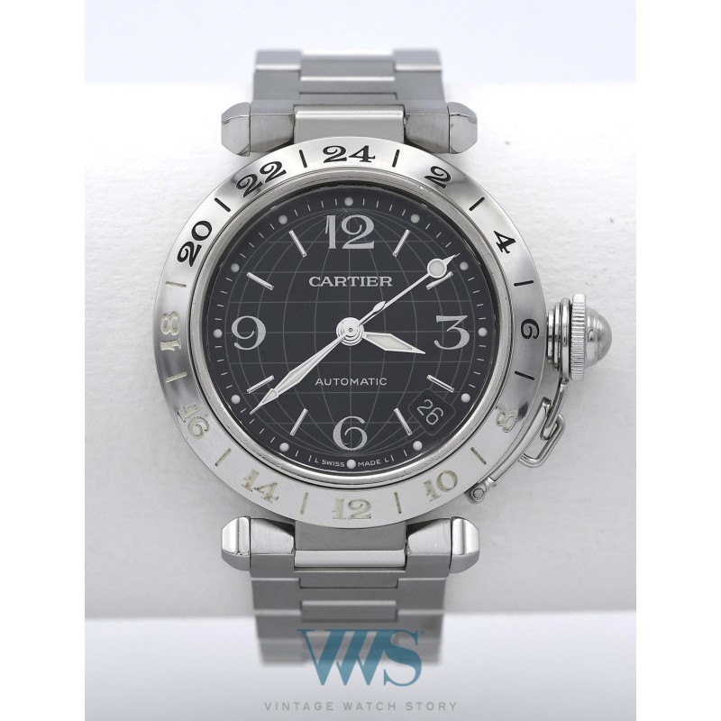 CARTIER (Pasha C - GMT - Black / ref. 2377/W31079M7), vers 2006
