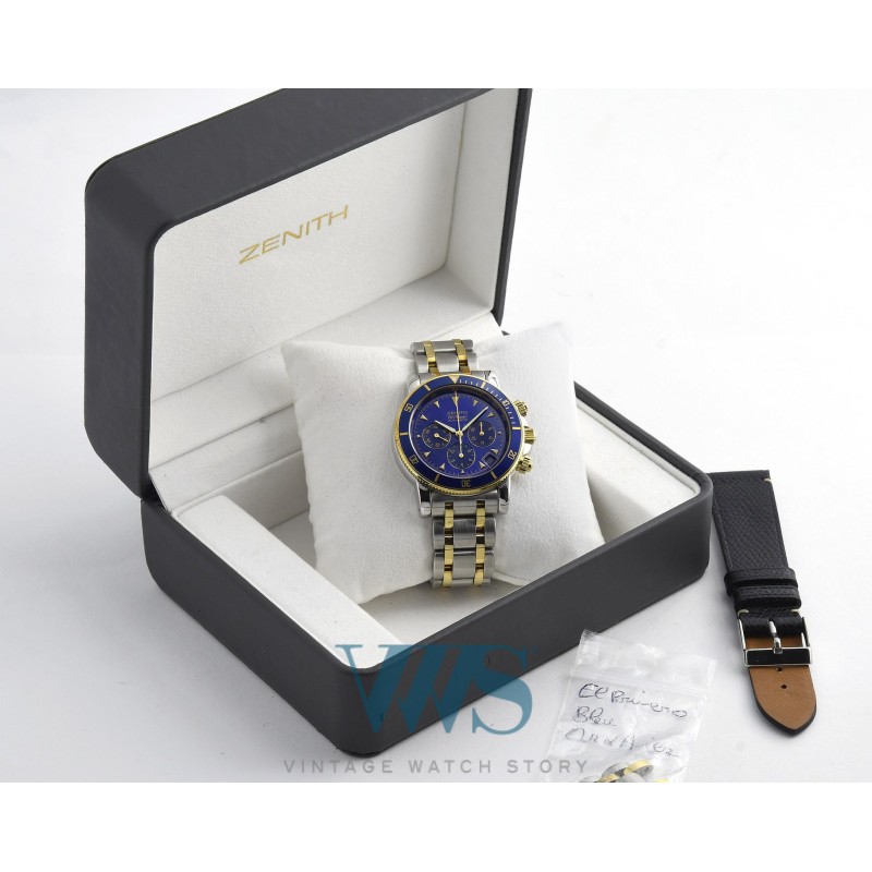 ZENITH (CHRONOGRAPHE RAINBOW DIVER – OR & ACIER / ref. 15/53.0470.400), vers 1996
