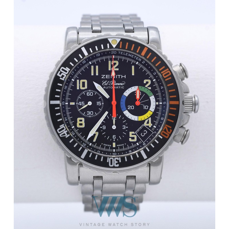 ZENITH (CHRONOGRAPHE RAINBOW / AVIATEUR FLY-BACK COULEURS / ref.