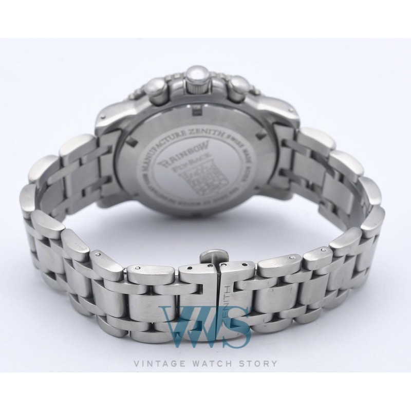 ZENITH (CHRONOGRAPHE RAINBOW / AVIATEUR FLY-BACK COULEURS / ref. 02.0480.405), vers 1998