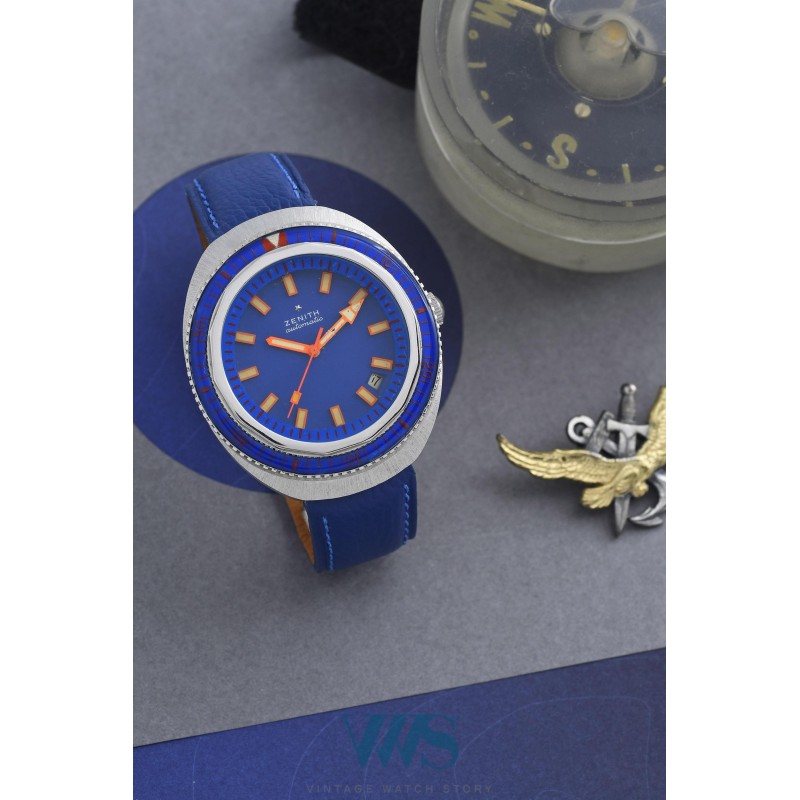 ZENITH (Diver Automatic Sub Sea - "Big Blue Mers du Sud" / ref. A3637), vers 1975