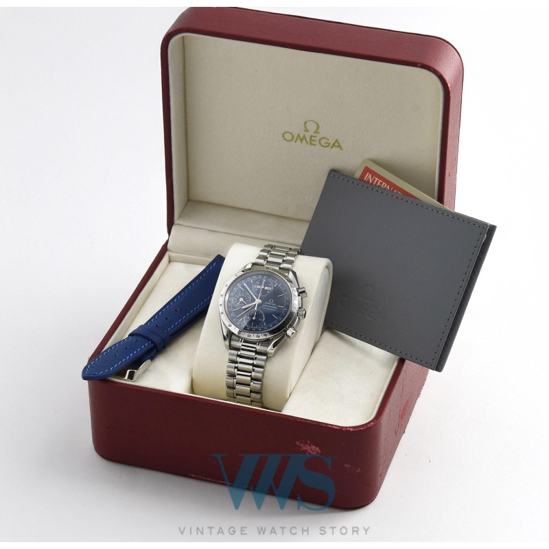 OMEGA (Chronographe Speedmaster Automatic Day-Date - Blue ref. 175.0084), vers 1995