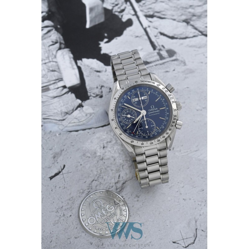 OMEGA (Chronographe Speedmaster Automatic Day-Date - Blue ref. 175.0084), vers 1995