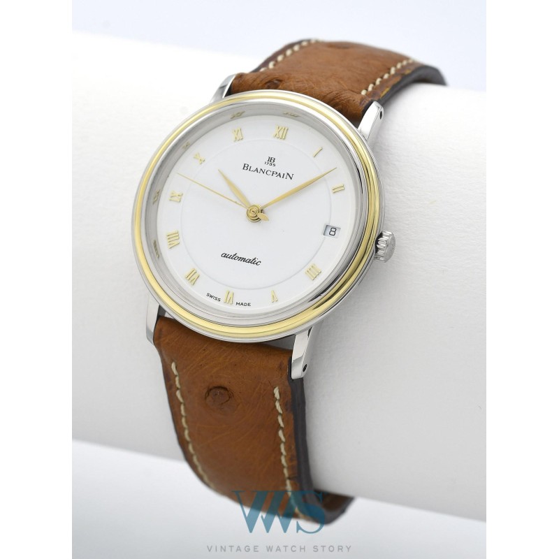 BLANCPAIN (Villeret Automatic Ultra Slim - Or & Acier / ref. 1195-1318), vers 2000
