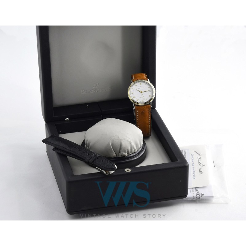 BLANCPAIN (Villeret Automatic Ultra Slim - Or & Acier / ref. 1195-1318), vers 2000