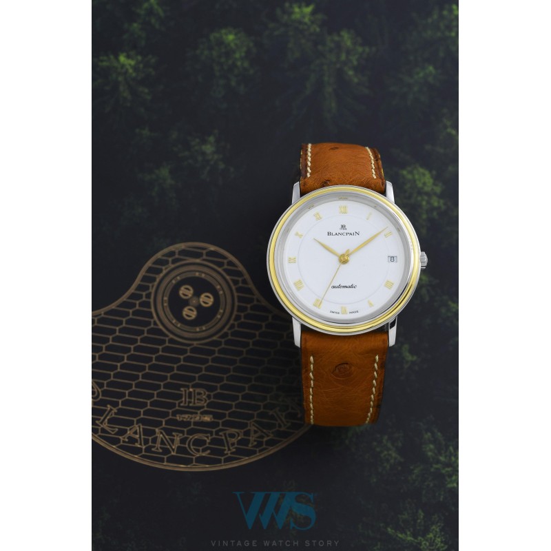 BLANCPAIN (Villeret Automatic Ultra Slim - Or & Acier / ref. 1195-1318), vers 2000