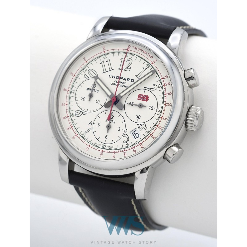 CHOPARD (CHRONOGRAPHE PILOTE 42 / MILLE MIGLIA - WHITE DOCTOR LIMITED 2014  EXPLS / ref. 8511), vers 2014