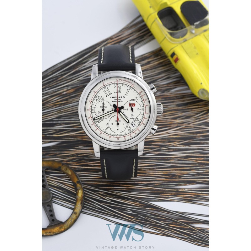 CHOPARD (CHRONOGRAPHE PILOTE 42 / MILLE MIGLIA - WHITE DOCTOR LIMITED 2014  EXPLS / ref. 8511), vers 2014
