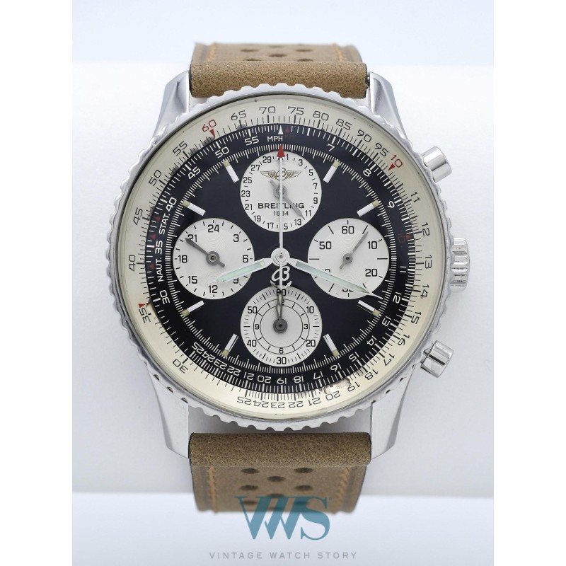 BREITLING (Chronographe Navitimer "Twin Sixty" - Black / ref. A39022),