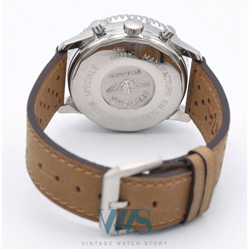 BREITLING (Chronographe Navitimer "Twin Sixty" - Black / ref. A39022), vers 1999