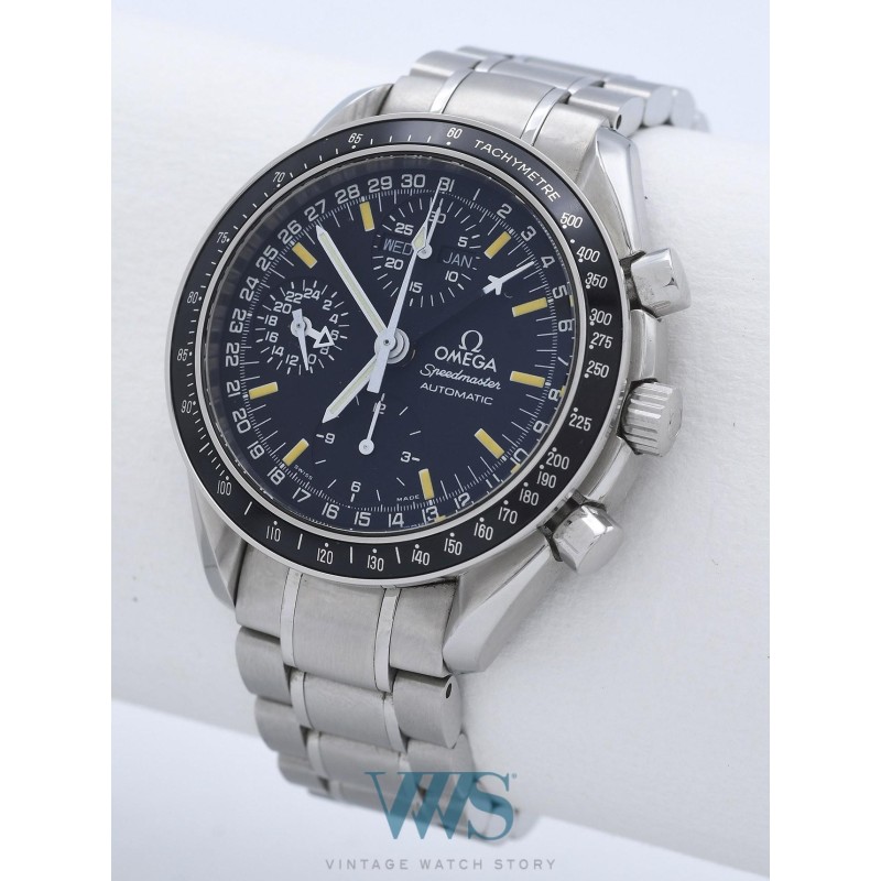 OMEGA (Chronographe Speedmaster Automatic Day-Date / Racing Black / ref. 175.0084 / 375.0084), vers 1995