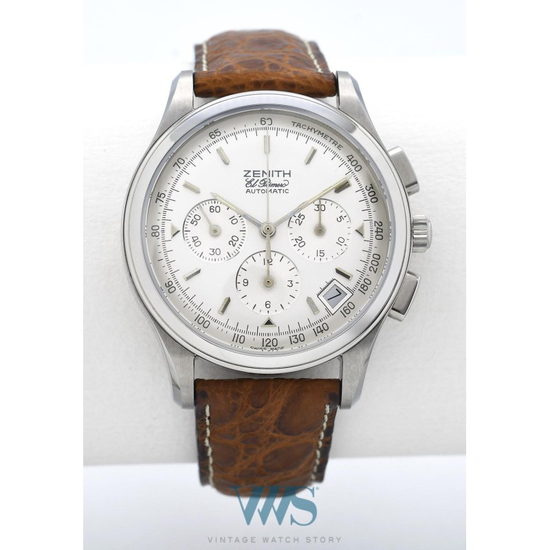 ZENITH (CHRONOGRAPHE CLASS - EL PRIMERO - SILVER / ref. 90/01