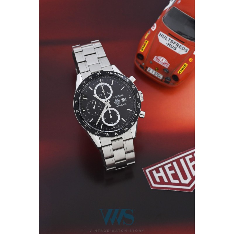 TAG HEUER (Chronographe Carrera Automatic Calibre 16 - Black / ref. CV2010-3), vers 2007