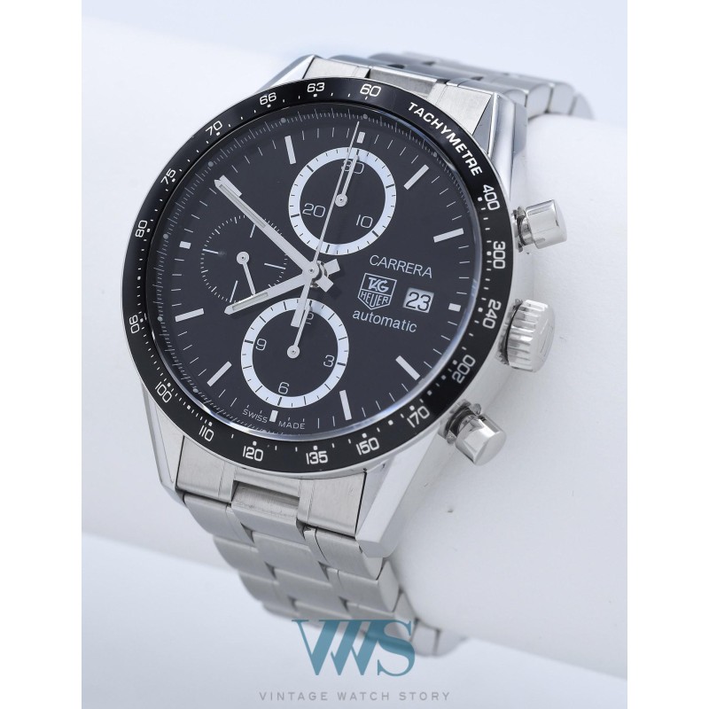 TAG HEUER (Chronographe Carrera Automatic Calibre 16 - Black / ref. CV2010-3), vers 2007
