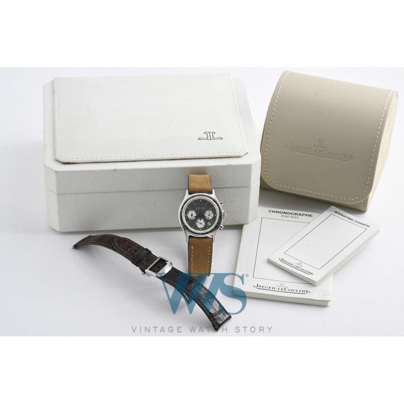JAEGER-LeCOULTRE (Chronographe Heraion Gray Docteur / ref. 115.8.31), vers 1990