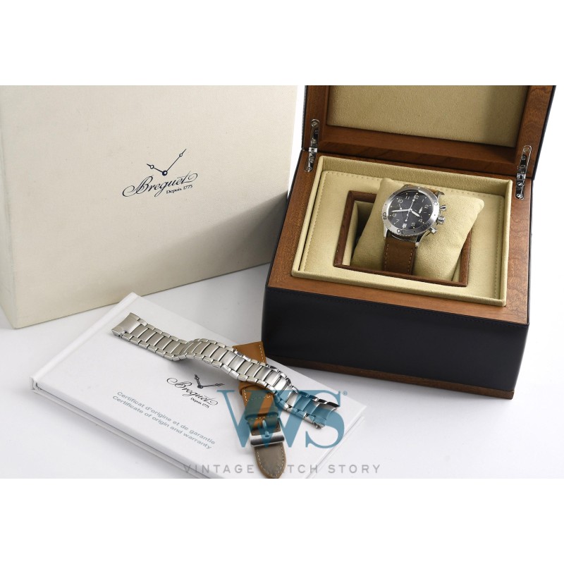 BREGUET (Chronographe Type 20 - Transatlantique / Acier / ref. G3820ST/H2/SN9), vers 2015