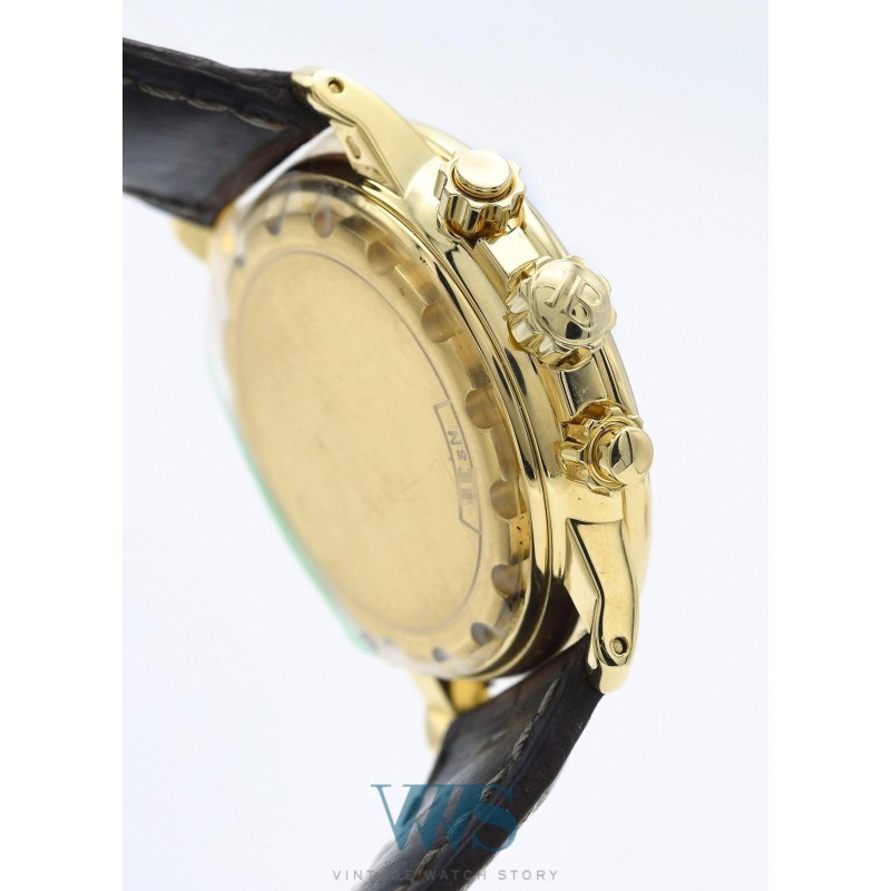 BLANCPAIN (Chronographe Léman sport - Or jaune / ref. 2185), vers 2000