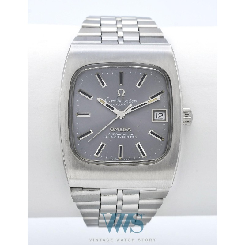 copy of OMEGA (Constellation Tonneau TV / Automatic Grey - Date / ref.