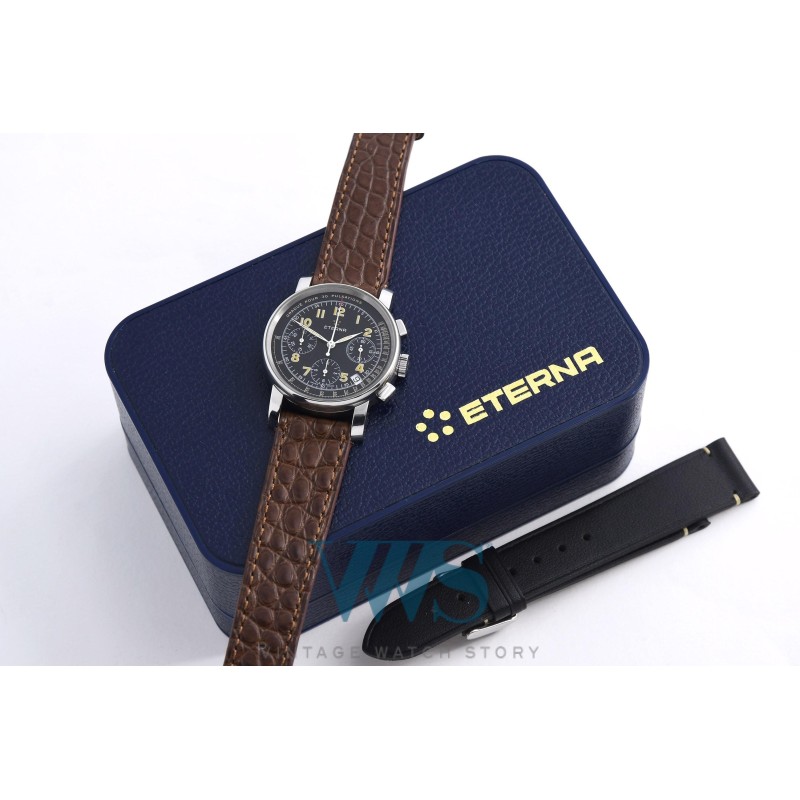 ETERNA (Chronographe "Les Historiques - Air force Pulsometer" / ref. 8503.41), vers 1998
