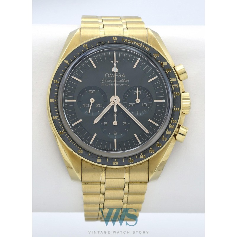 OMEGA (Chronographe Speedmaster Professional Coaxial / Green - Or